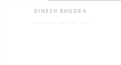 Desktop Screenshot of dineshbhugra.net